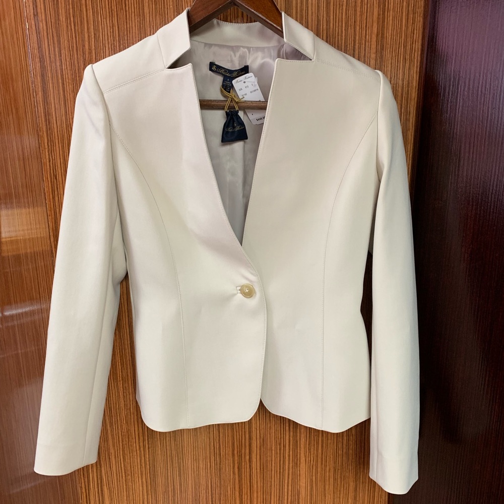 Brooks Brothers Women Double Weave One Button